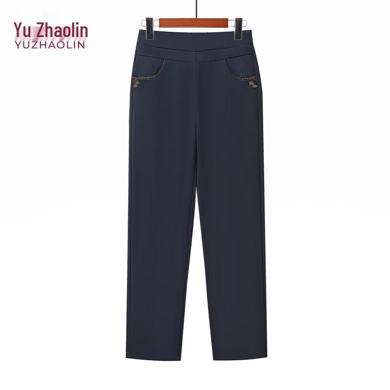 YUZHAOLIN Women s Winter Plush High-Waist Casual Pants 3XL