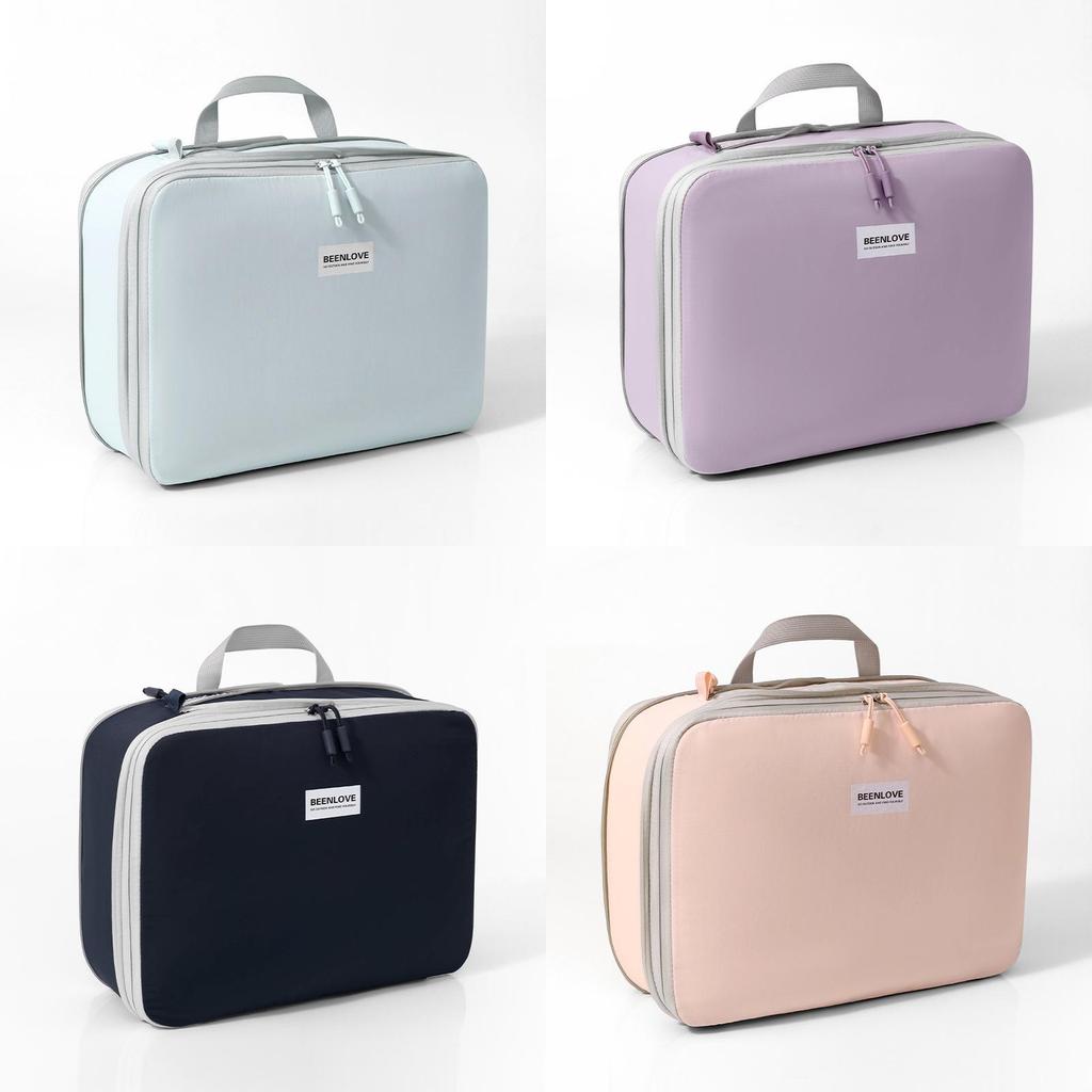 Travel Organizer Bag With Nylon Material For Packing Clothes And Lingerie In Compact Cube Shape For Travel Use