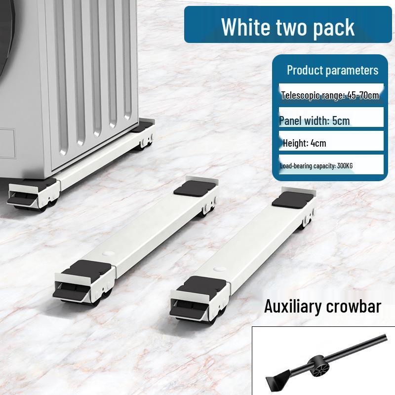 Washing Machine Base Bracket with Storage Rack Mat