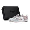 Air Jordan 1 811 Manufacturing, Floral Appointment, Special Shoe Box Low Top Vintage Basketball Shoes Women's DC0774-606(Team80-S-BOX)