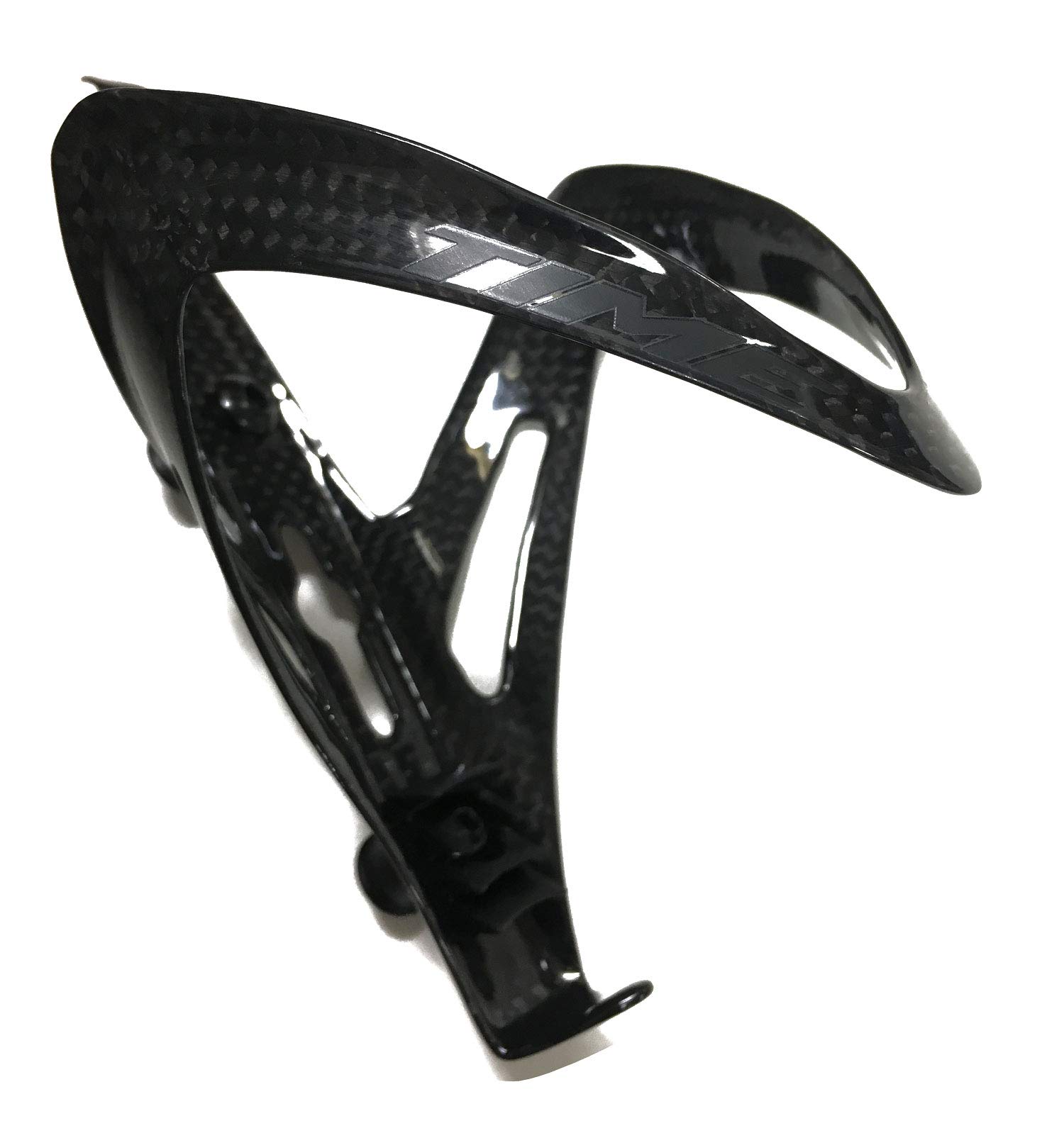

TIME Carbon Bottle Cage for Road Bikes and Gloss One Size MTBs, Black, 199121050015,
