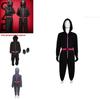 Squid Game Popular Movie Halloween Costume For Kids With Cotton Blend Fabric Cosplay Suit