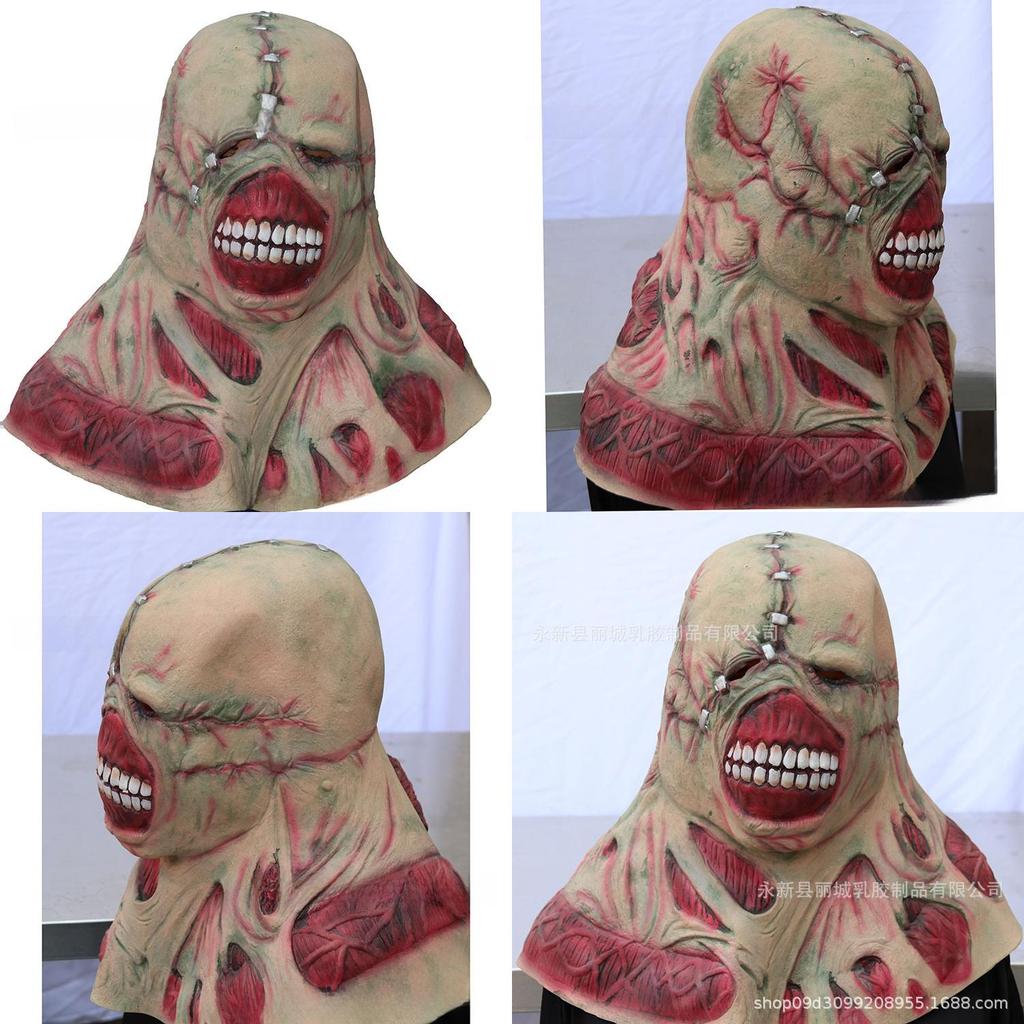 Horror Halloween Latex Mask For Adults With Creepy Zombie And Monster Design