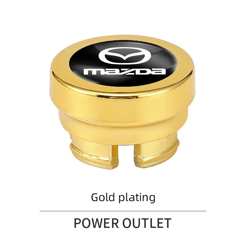 Car Cigarette Lighter Dust Plug Protection Cover Accessories For Mazda 3 6 GH B CX5 2 CX3 CX9 MX5 RX8 Axela Demio Atenza MS GJIK