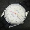 REFURBISHED VINTAGE SEIKO AUTOMATIC 6309A JAPAN MENS WHITE DIAL WATCH a442733-1
