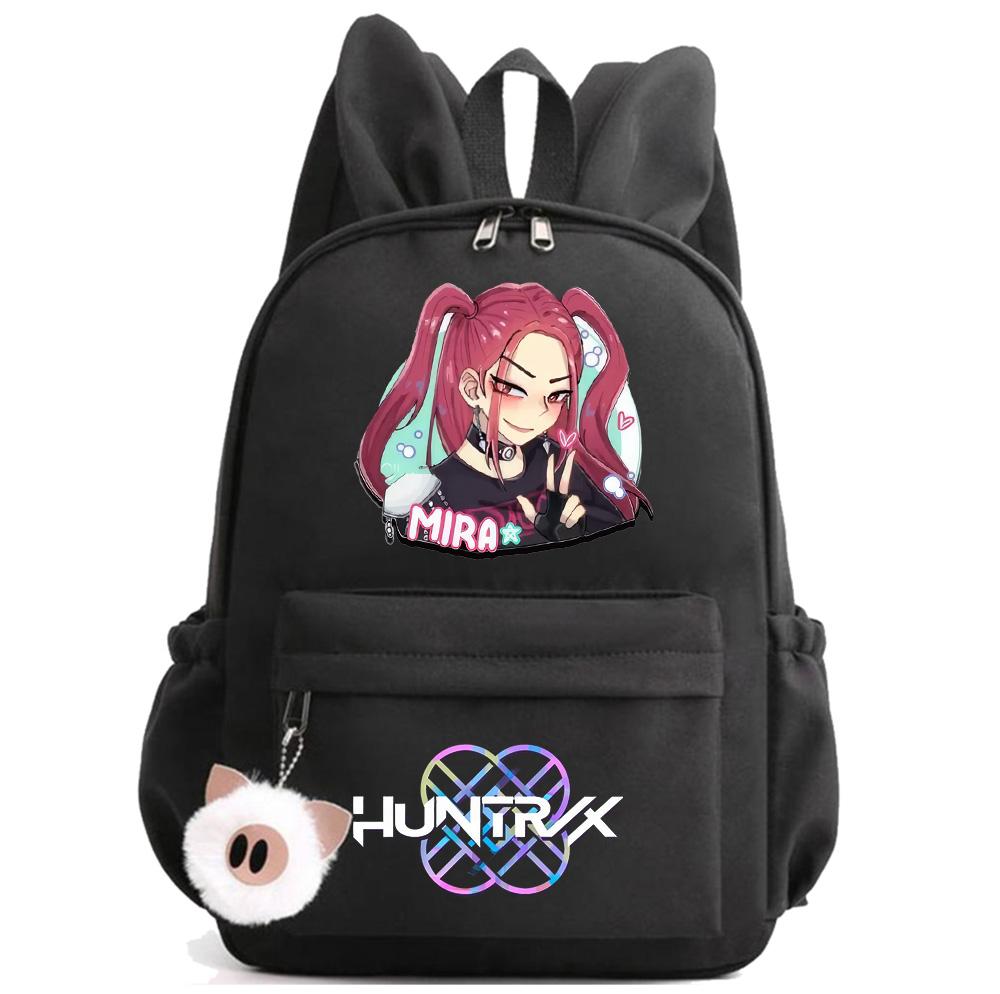 Anime K-Pop Printed Waterproof Backpack Student Teenager Bookbag for Boy Girl Bookbag Schoolbag Women Large Capacity Travel Bag Kid Gift Mochila