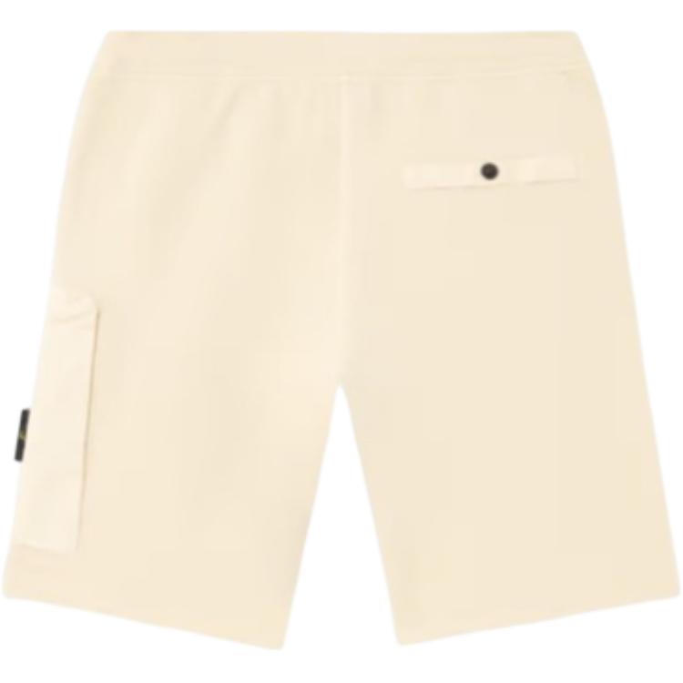 STONE ISLAND SS25 Logo Drawstring Comfortable Trendy Casual Shorts Unisex Shorts K1S1562000-02S0123-V009B