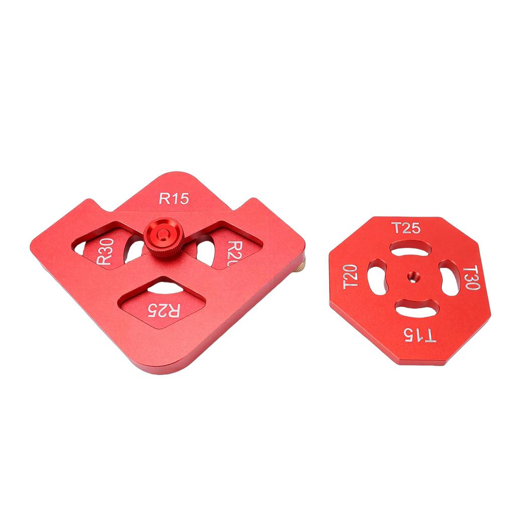 Woodworking Round Corner Radius Templates Aluminum Alloy Radius Jig Template Set R15 R20 R25 R30 T15 T20 T25 T30 Sizes