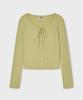 WHO.A.U Skashi Ribbon Cardigan / Whckg2443F