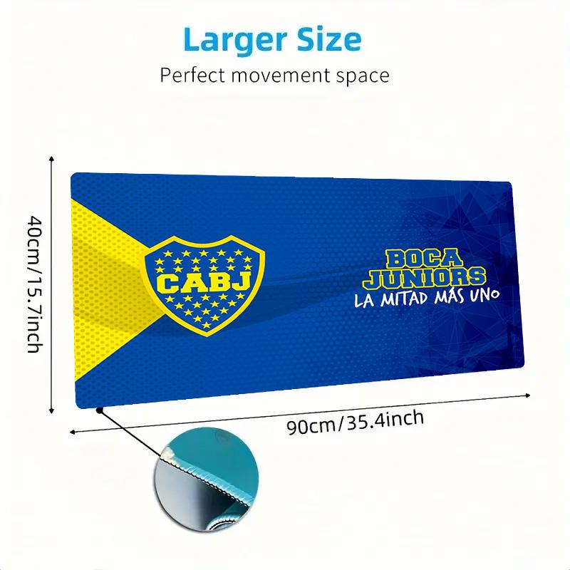 Boca Juniors Color Mouse Pad Large Gaming Table Cushion Non-slip Laptop Tablet Big Mousepad XXL Mat Mini PC Playmat With Lock Edge