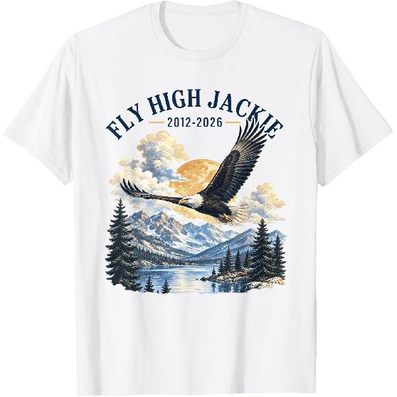 Fly High Jackie, Jackie and Shadow Bald Eagle T-Shirt