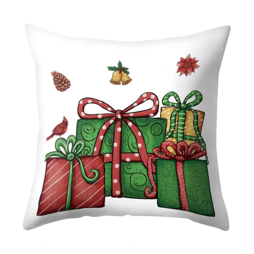 Povlaky na polštáře s vánoční tématikou Autodoplňky Kancelář Santa Claus Pohovka do obývacího pokoje Domácí povlaky na polštáře
