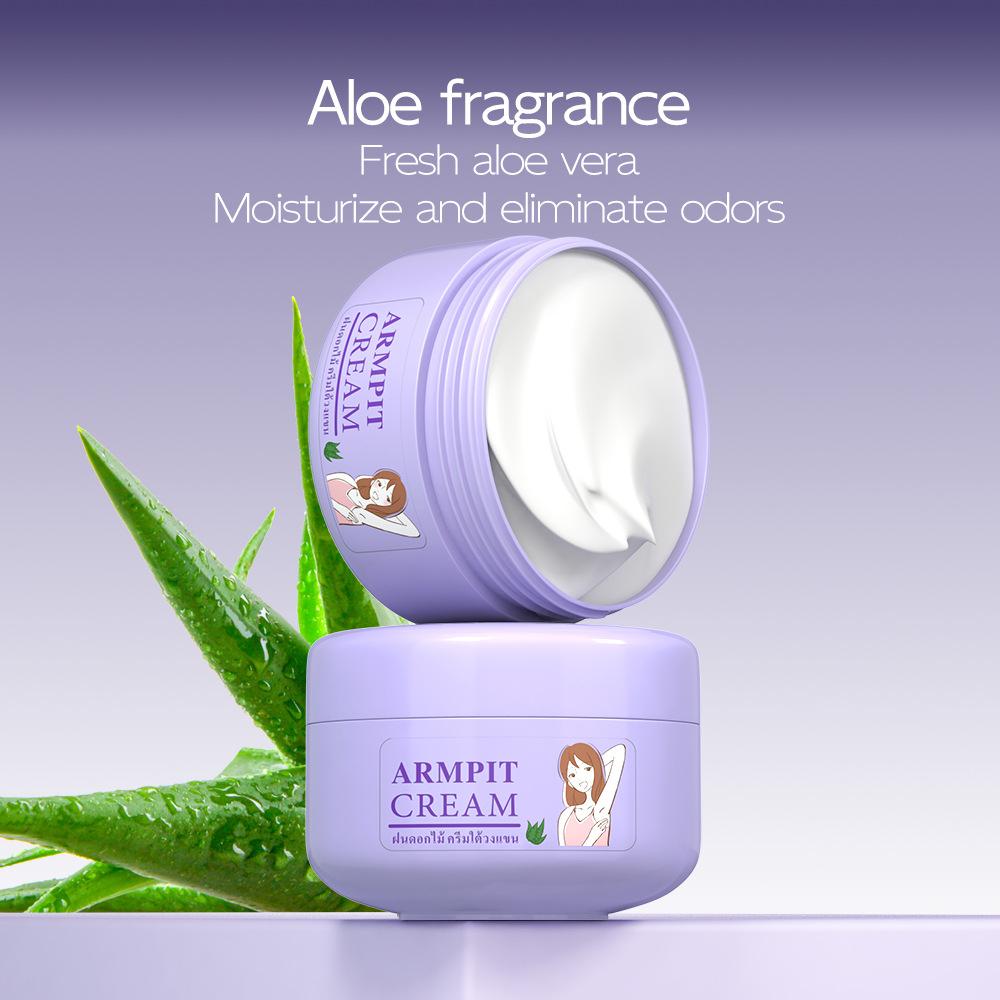 Long-Lasting Underarm Deodorant Balm Rose Aloe Vera Lavender Fresh Scent Odor Suppression Anti-Sweat Fast Drying Refreshing for Sports Dates Offices