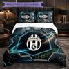 Set Lenzuola Juventus FC Modello 3 Pezzi Morbida Copripiumino in Microfibra con Federe per Camera da Letto