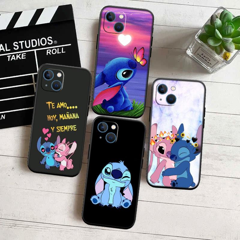 Cartoon Stitch Handyhülle für Samsung Galaxy S24 S25 Ultra FE Plus Edge A22 A24 A25 A35 A02S A21S