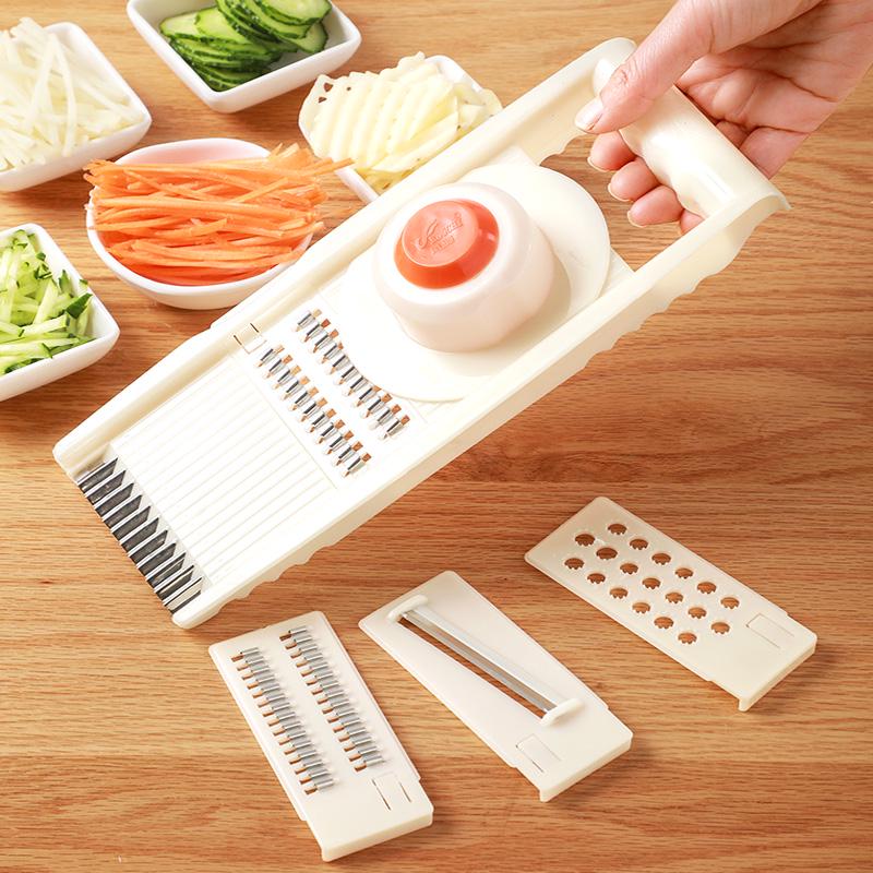 Multifunctional Kitchen Grater & Slicer: Potato, Julienne, Radish Peeler/Cutter
