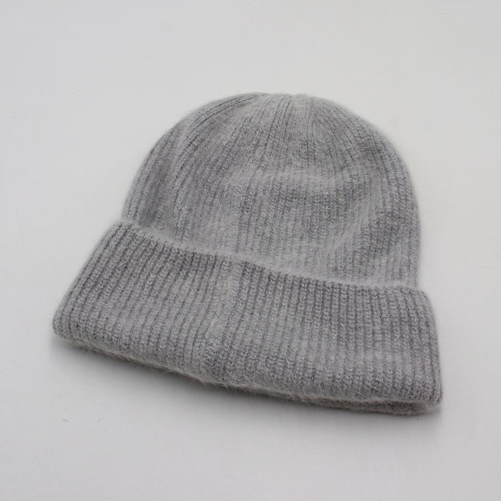 Seasonal Solid Color Wool Knitted Hat Internet Celebrity Bag Head Cold Hat Simple Warm Leisure