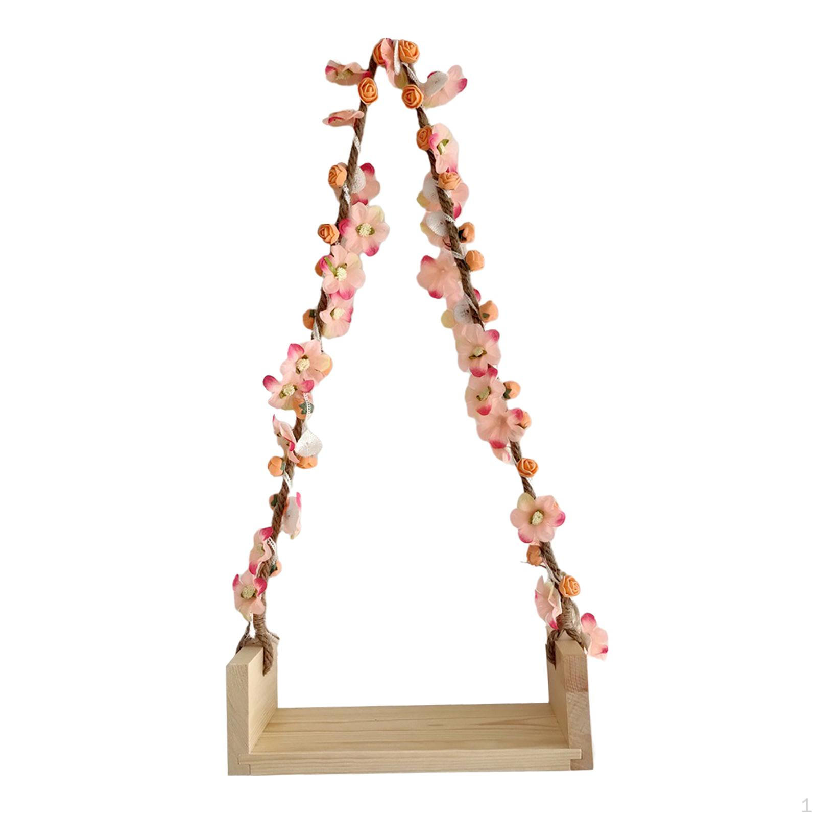 

Деревянные детские качели ручной работы для фотосессий новорожденных Wood color