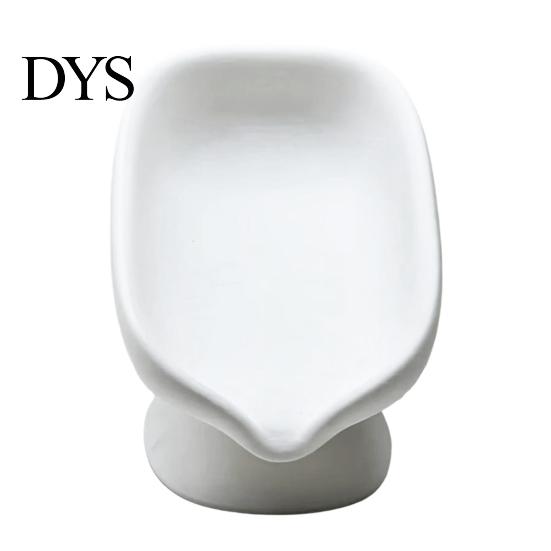 Waterproof Soap Tray 3D Printed Dish, Self Draining Bar Holder for Bathroom Compact Sink Accessory Countertop, Modern Raised Kitchen and Shower