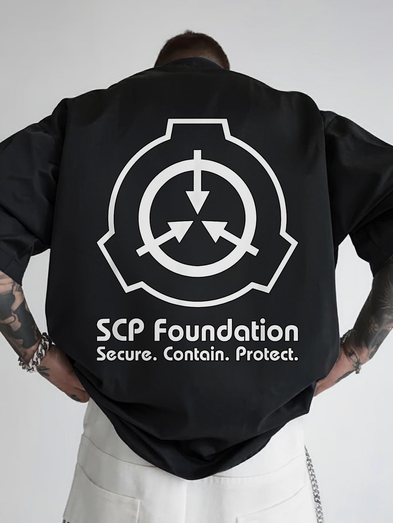 A T-shirt with a Funny Print on The Back M