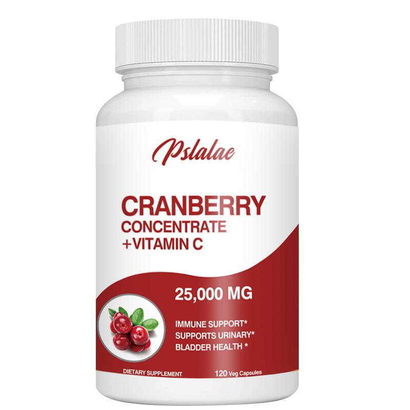 Pslalae - Cranberry Concentrate Vitamin C - 25,000 mg Benefits of Fresh Cranberries - Urinary Health