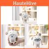 Selfdeprecating Bear Cartoon Plush Doll With Keyring For Childrens Decor