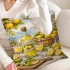 Capri Lemons Wall Art La Dolce Vita Personalized Pillow Cover Kids Bedroom Wild Party Decor Pillowcase Kid Birthday Shower Gift
