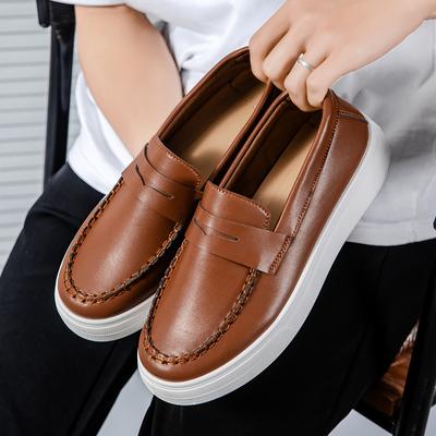 Breathable Soybean Shoes Men's Shoes British Style Loafers, Fashion Casual Leather Shoes Youth Tide Shoes
