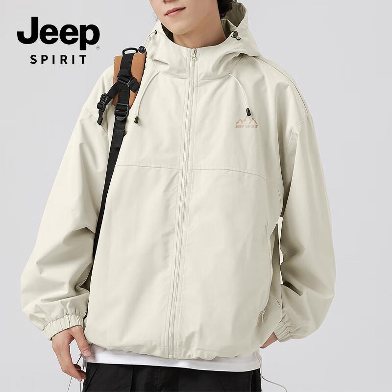 JEEP SPIRIT Men's Outdoor Windproof Jacket