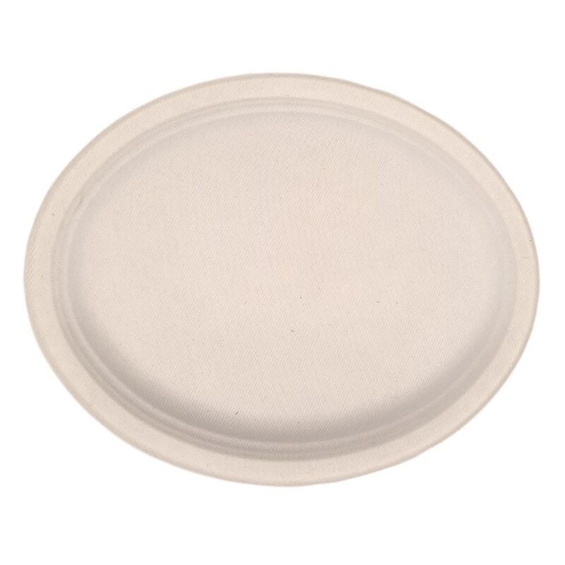 Eco-Friendly Small Oval Disposable Plates