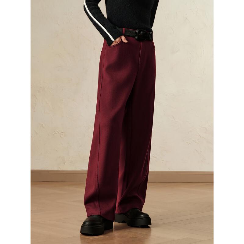 JIUZI Annakol Women's Warm Wide-Leg Casual Pants
