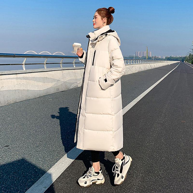 Thickened Down Padded Jacket Padded Jacket Women's Korean Version of The Loose Long Over-the-knee Winter Jacket Padded Jacket