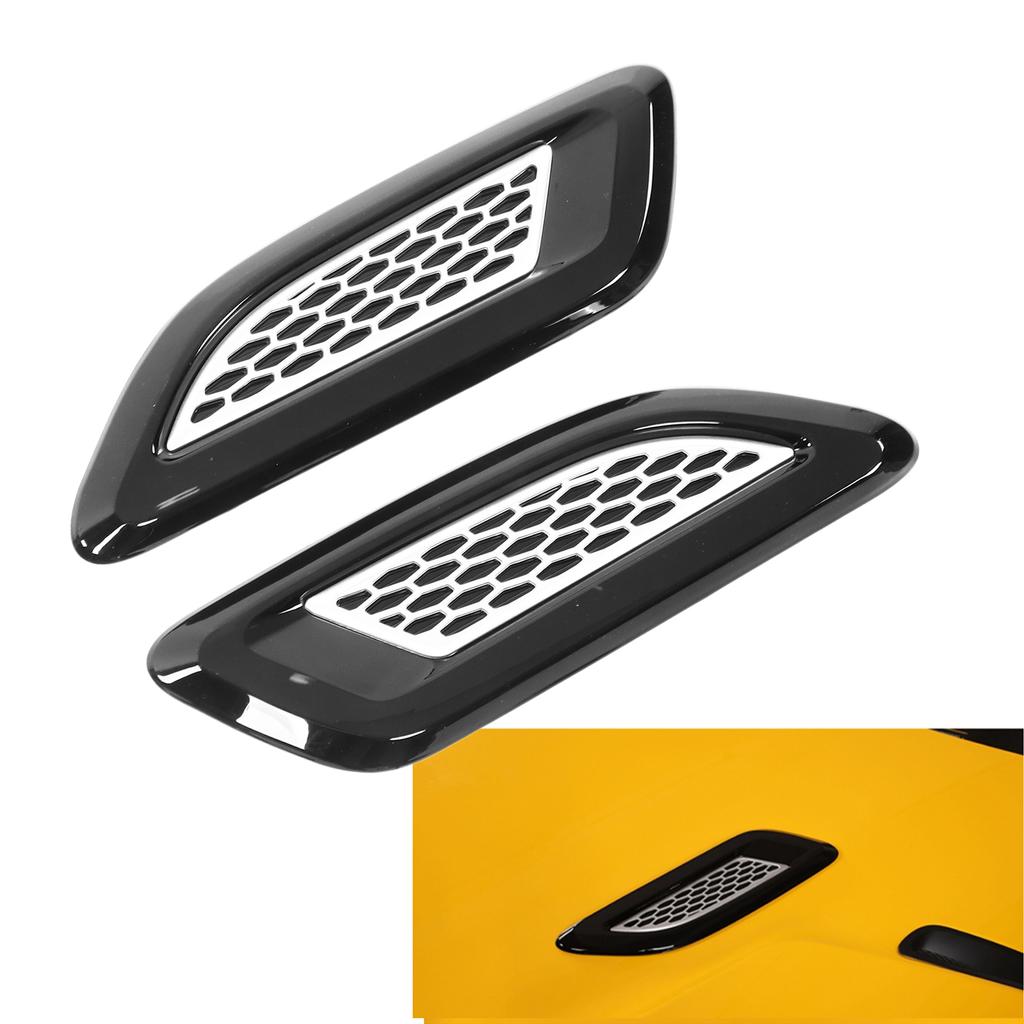 2PCS Car Engine Hood   Vent Outlet Trim Decorative Cover Replacement for GR   A90 2019‑2022