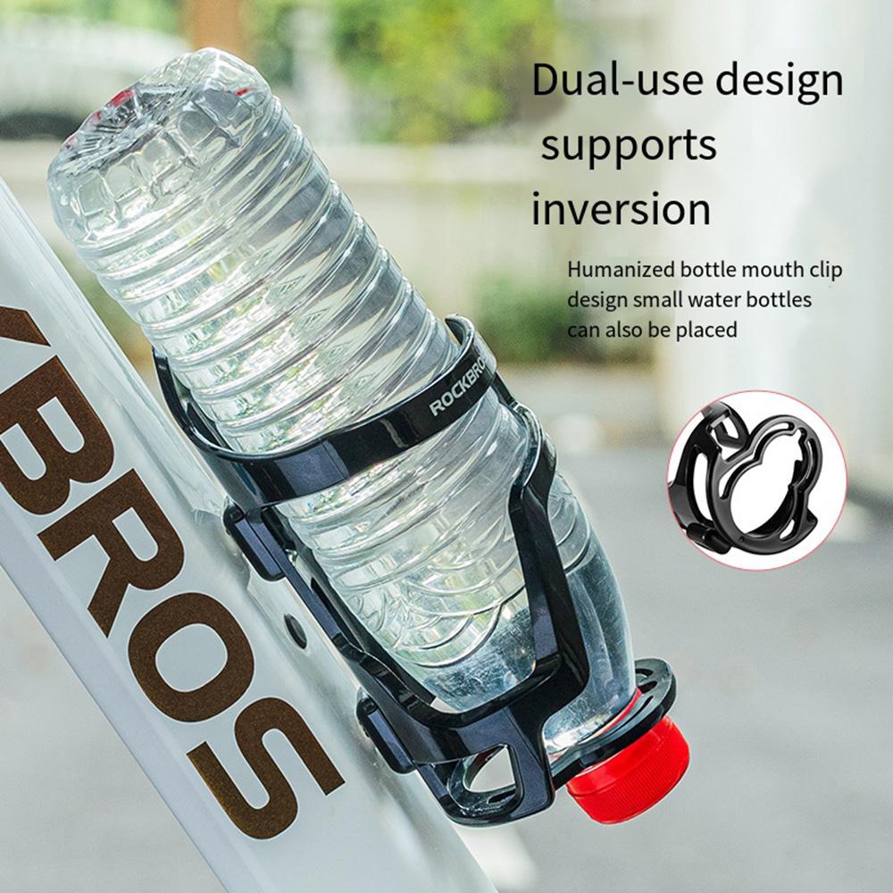 ROCKBROS PP5 Cycling Water Bottle with Water Bottle Holder MTB Road Bike Squeeze Water Spray Bottle Mount Cycling Cup Holder