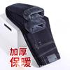 Autumn and winter jeans fleece thickened loose straight new medium thermal fleece trousers
