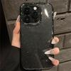 Luxury Transparent Glitter Bling Case For iPhone 11 12 13 14 15 16 Pro Max X XR XS 7 8 Plus Clear Soft Shockproof Bumper Cover