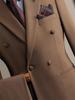 Coffee Color Men's Formal Suit Set for Weddings and Business - Groom and Best Man Fit