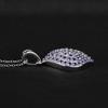 Tanzanite Pendant 925 Sterling Silver Rhodium Gemstone Jewelry Gift for Her