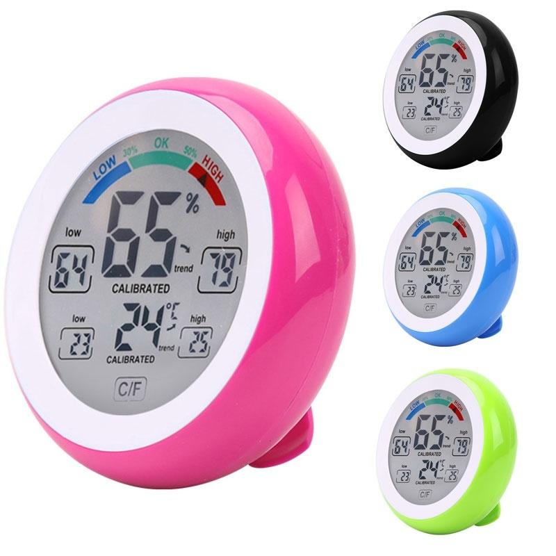 

°C/°F Screen Digital Thermometer Hygrometer Temperature Humidity Meter Home Gadgets ( Batteries Not зелёный