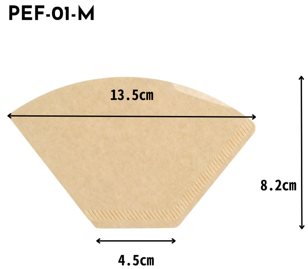Hario Pegasus Coffee Paper Filter 01 M 100 Sheets Made In Japan For 1-2 Cups Brown PEF-01-100M X 5 [item]