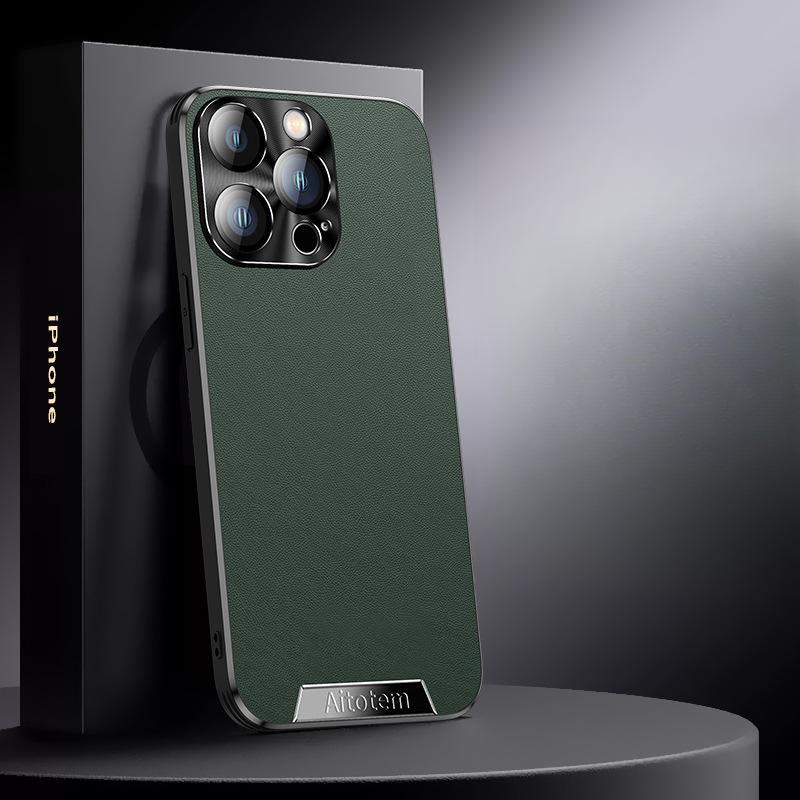 Suitable for Apple 16promax Phone Case Full Cover, IPhone15 Anti-drop 14 Business 13/8/12 High-end Leather Case