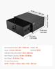 4U Rack Mount Drawer, 22.68 Kg Max Load-Bearing, Lockable Server Cabinet Case, Sliding Drawer with Lock and Cable Management Holes, for Network