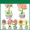 Educational Flower Assembly Toy Innovative Plant Building Blocks For Kids Abs Plastic Material