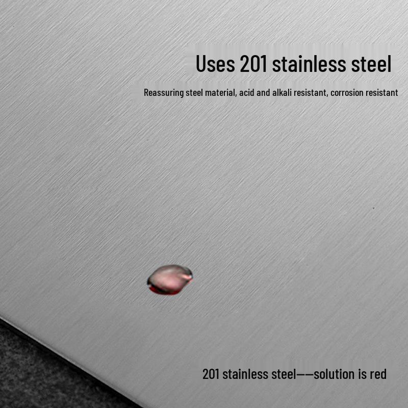 Multifunctional Double-Sided Thick Stainless Steel Kitchen Cutting Board