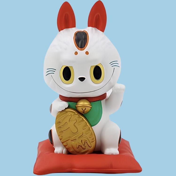 New POP MART LABUBU Lucky Cat Trendy Figures 9cm 611370