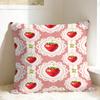 Strawberry Pattern Pillow Case  Design Pillow Cover Cute Funny Cushion Cover For Wedding Party Home Decor