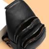 Minimalist Genuine Leather Business Casual Chest Bags Unisex Qality Men's Bag Convenient Daily Travel Small Single Bag