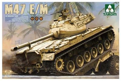 TAKOM 1/35 US Army M47E/M Panzer 2-in-1 Plastikmodellbausatz TKO2072
