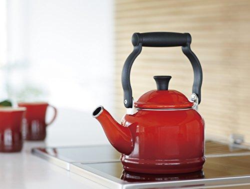 Le Creuset Demi Kettle, Cherry Red, Gas and Induction Compatible [Official Japanese Product]