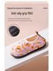 Kids' Non-Slip Velvet-Lined Cotton Slippers – Soft Sole Warm Shoes for Boys & Girls.